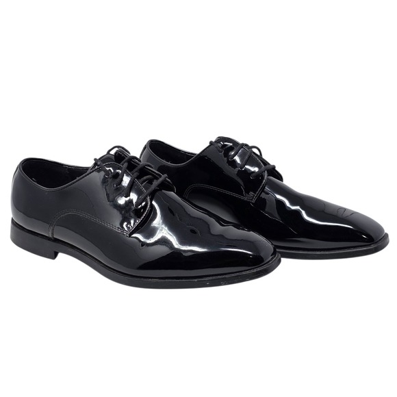 Fabian Group Other - Fabian Group Tuscano Black Patent Leather Dress Shoes Mens 10M S121 Tuxedo Derby